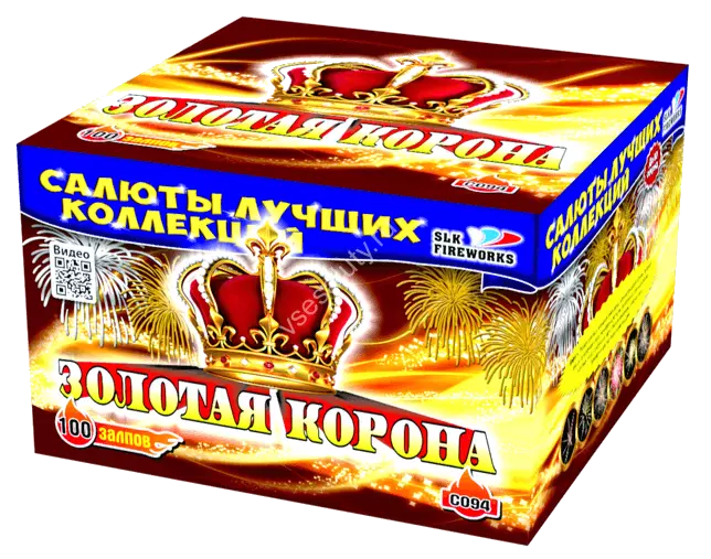 Салют «Золотая корона»— магазин-салютов.рус